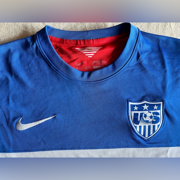 Medium Nike Dri Fit 2014 USA National Team World Cup Soccer Jersey 578026-657 M - Picture 2 of 7